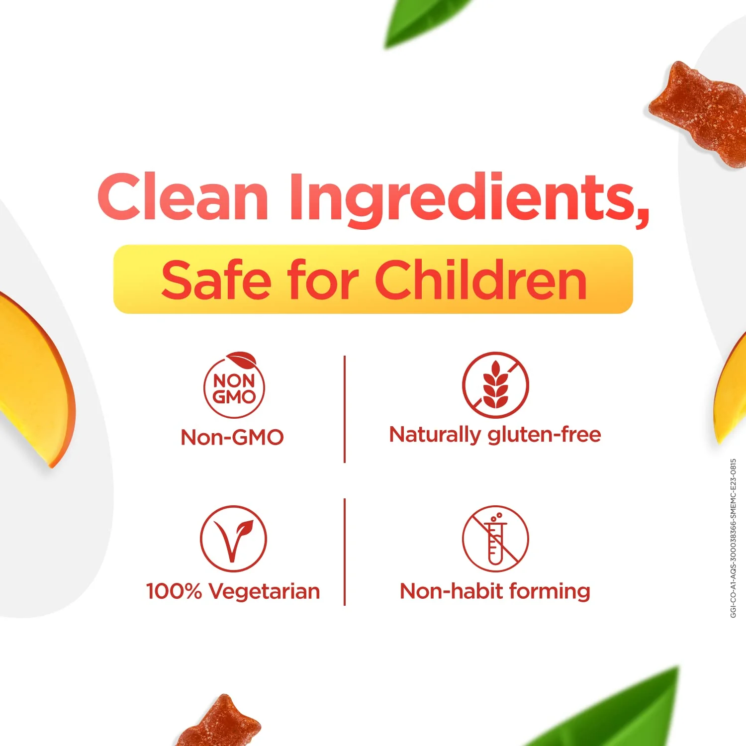 Celehealth Kidz Immuno Plus - 30 Gummies | Pulpy Mango with Wellmune Vitamin C & Zinc to support body's defence and immunity (Pack of 1) - Image 5