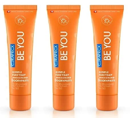 Curaprox BeYou Toothpaste 60ml - Gentle Everyday Whitening Toothpaste - SLS Free Microplastic Free Triclosan Free Fluoride Toothpaste (Orange) - Image 9