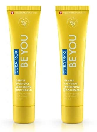 Curaprox BeYou Toothpaste 60ml - Gentle Everyday Whitening Toothpaste - SLS Free Microplastic Free Triclosan Free Fluoride Toothpaste (Yellow) - Image 8