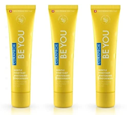 Curaprox BeYou Toothpaste 60ml - Gentle Everyday Whitening Toothpaste - SLS Free Microplastic Free Triclosan Free Fluoride Toothpaste (Yellow) - Image 9