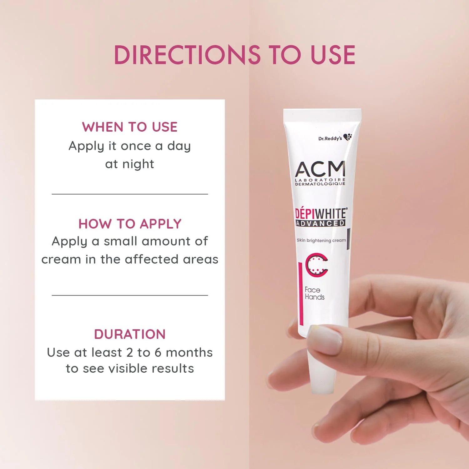 Dr Reddy's Depiwhite Advanced Skin Radiance Cream with Phosphatase Activators help Reduces Dark Spots help Improves Complexion Sustained Results No Hydroquinone and Steroids 15ml - Image 8