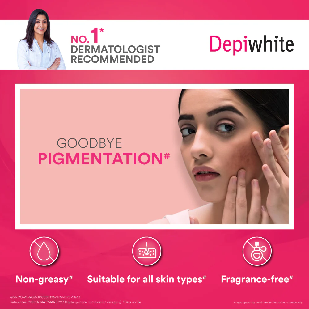 Dr Reddy's Depiwhite Advanced Skin Radiance Cream with Phosphatase Activators, help Reduces Dark Spots, help Improves Complexion, Sustained Results, No Hydroquinone and Steroids, 15ml - Image 3