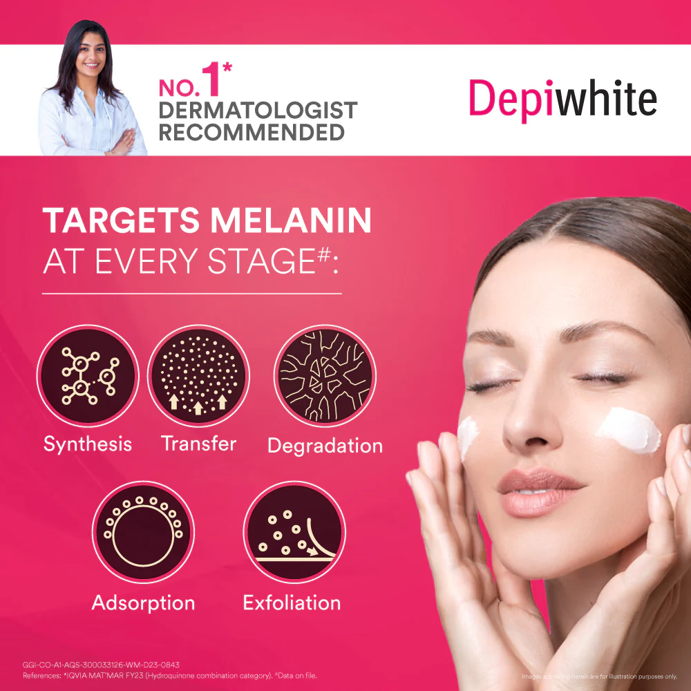 Dr Reddy's Depiwhite Advanced Skin Radiance Cream with Phosphatase Activators, help Reduces Dark Spots, help Improves Complexion, Sustained Results, No Hydroquinone and Steroids, 15ml - Image 9