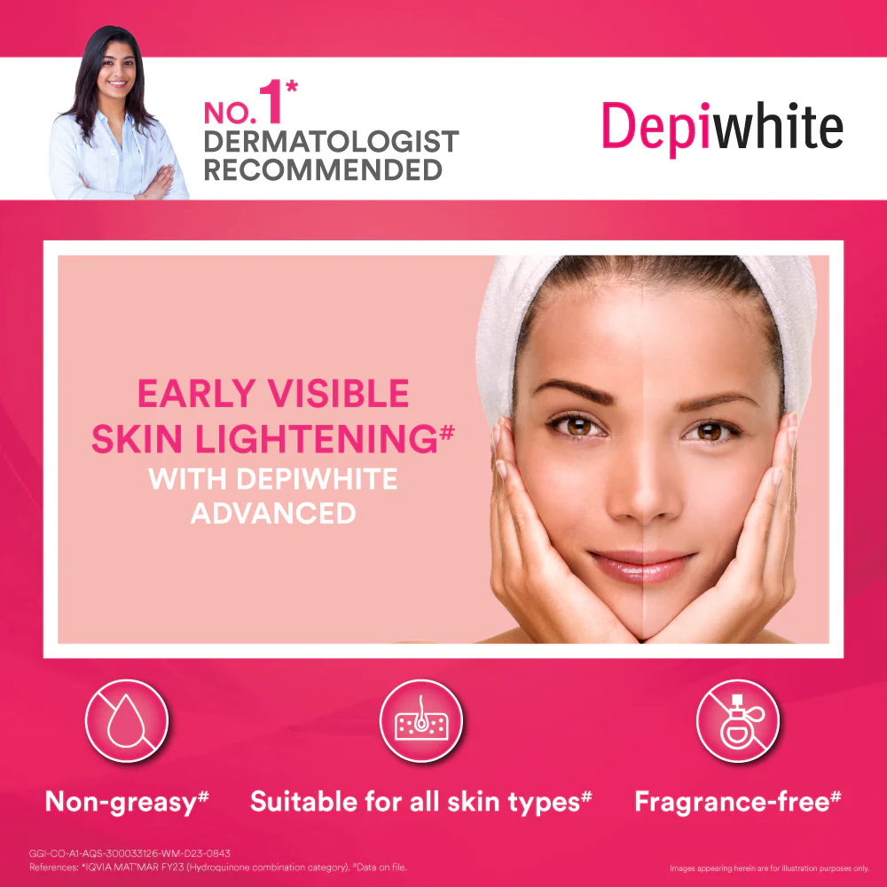 Dr Reddy's Depiwhite Advanced Skin Radiance Cream with Phosphatase Activators, Help Reduces Dark Spots, Helps Improves Complexion, Sustained Results, No Hydroquinone and Steroids, 40ml - Image 5