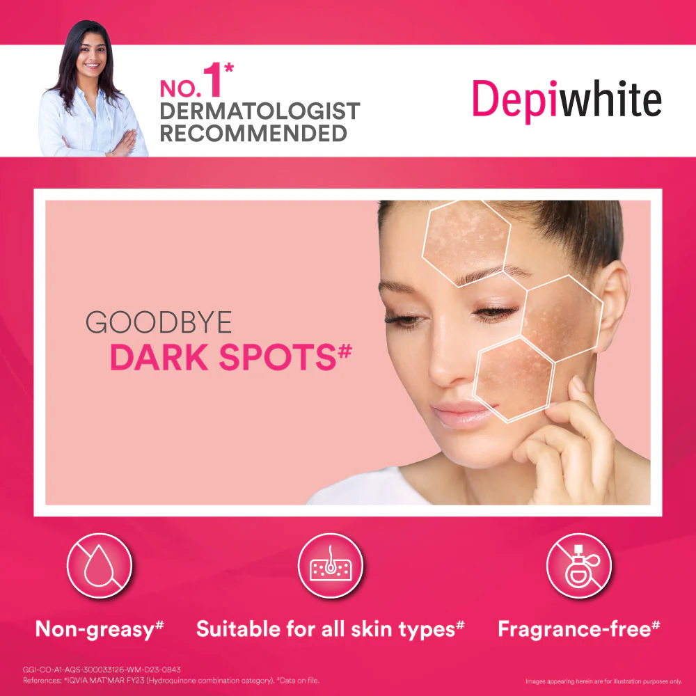 Dr Reddy's Depiwhite Advanced Skin Radiance Cream with Phosphatase Activators, Help Reduces Dark Spots, Helps Improves Complexion, Sustained Results, No Hydroquinone and Steroids, 40ml - Image 7