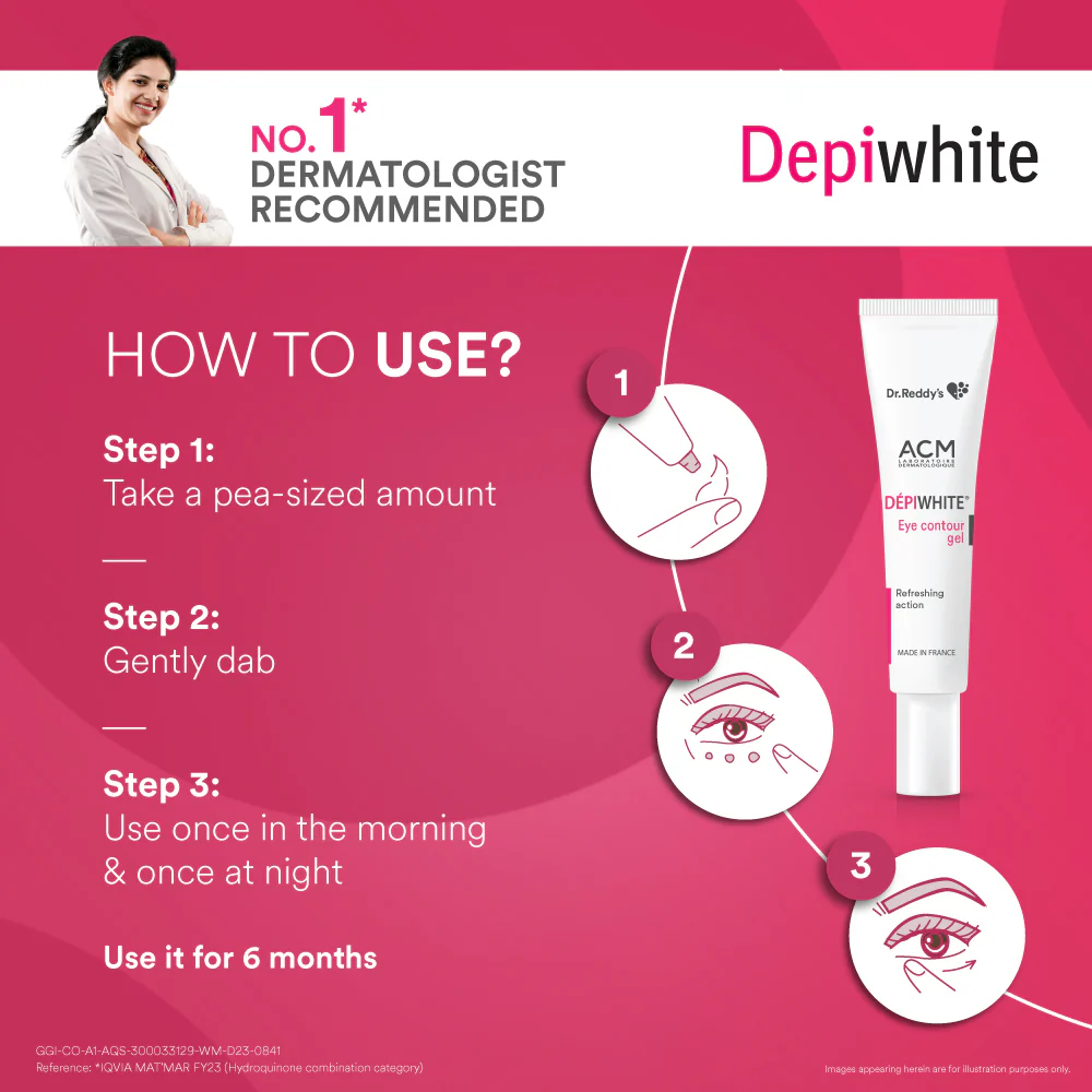 Depiwhite - Tube of 15ml Eye Contour Gel - Image 3