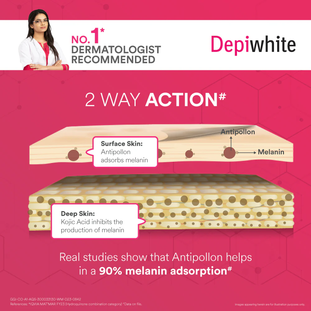 Dr. Reddy’s Depiwhite Peel-Off Mask For Reducing Dark Spots & Pigmentation |Face Mask For Glowing Skin | Helps in Skin Brightening & Lightening | 40ml - Image 6