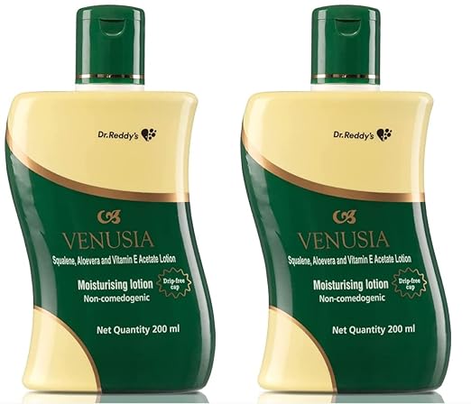 Dr. Reddy's Venusia Moisturizing Lotion With Aloe Vera, Vitamin E & Squalene,Smooth & Moisturized Skin,200 ML - Image 9