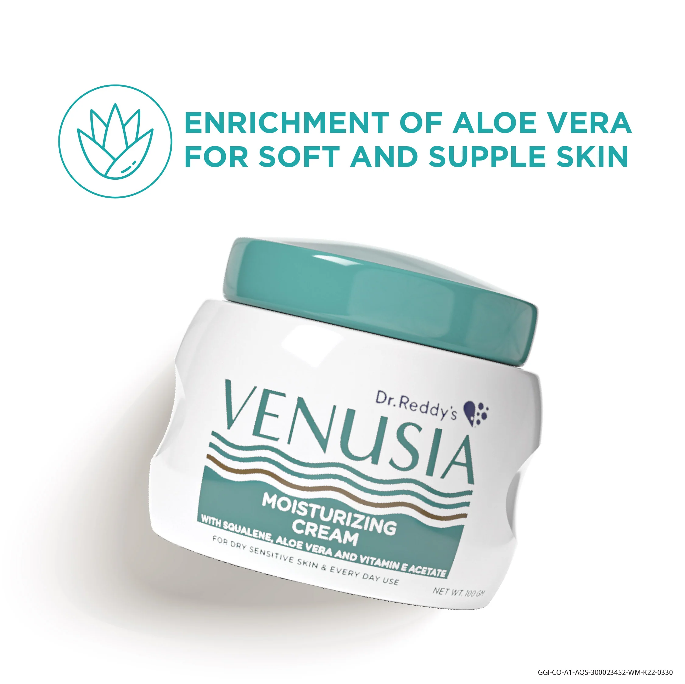 Dr. Reddy's Venusia Moisturizing Cream With Aloe Vera,Vitamin E & Squalene 100 GM - Image 6