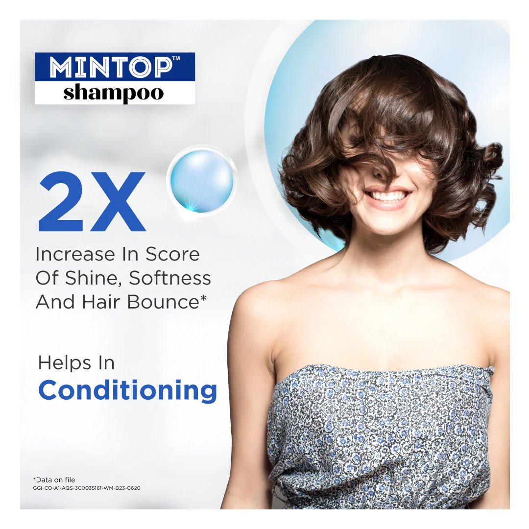 Dr. Reddy's Mintop  Shampoo for Hair Fall Control | Fortified with Procapil and Redensyl | Helps increase hair shine softness | Sulphate free | Helps strengthen hair roots 100 ml (Pack of 1) - Image 4