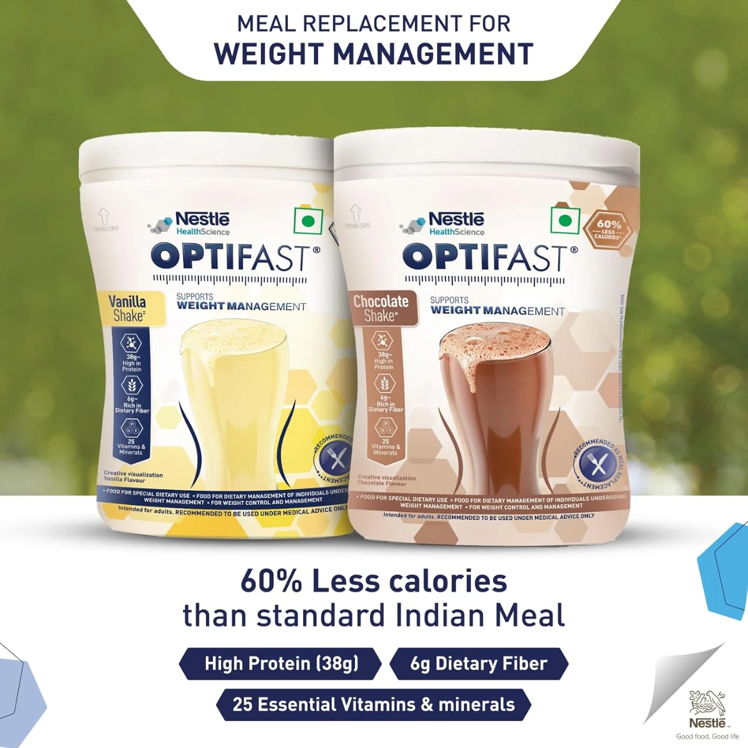 Nestle Optifast Weight Management ShakeVanilla FlavourLow Gi FormulaScientifically Designed Weight Loss DietMeal Replacement Shake For Weight Loss400G Pet Jar - Image 8