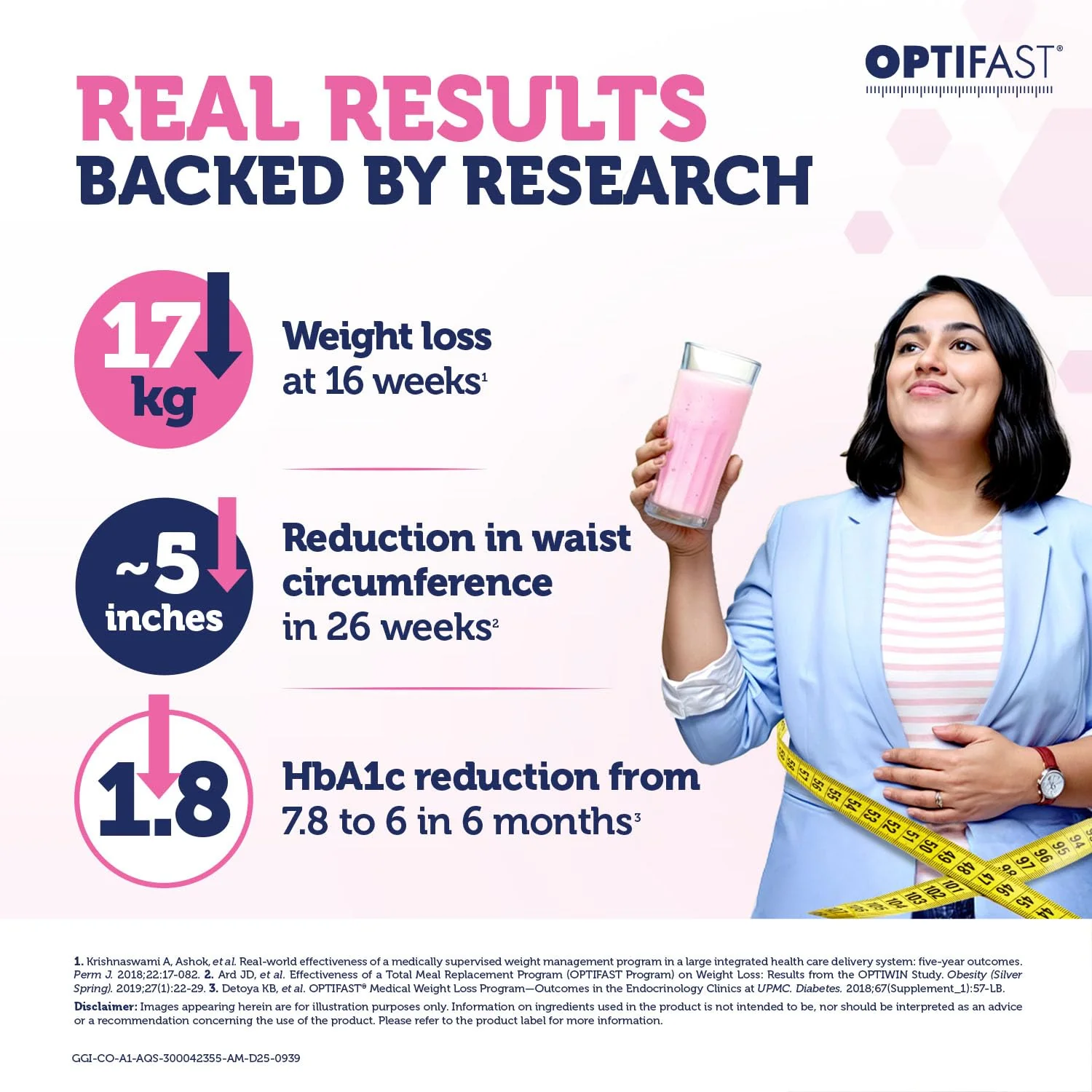 Optifast Weight Management Shake | Strawberry Flavour | Scientifically Designed Weight Loss Diet | Meal Replacement Shake for Weight Loss | 400g Jar - Image 5