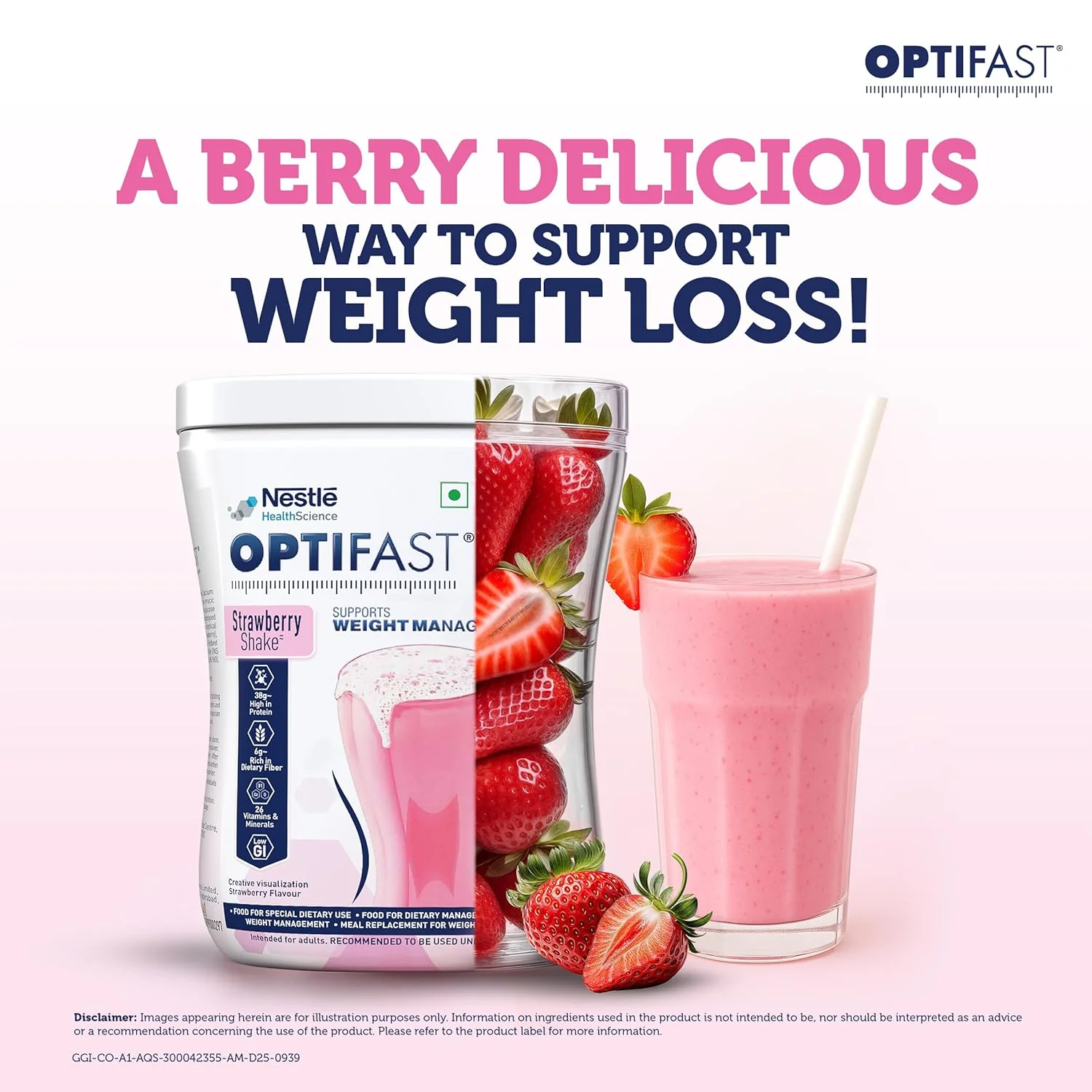 Optifast Weight Management Shake | Strawberry Flavour | Scientifically Designed Weight Loss Diet | Meal Replacement Shake for Weight Loss | 400g Jar - Image 8
