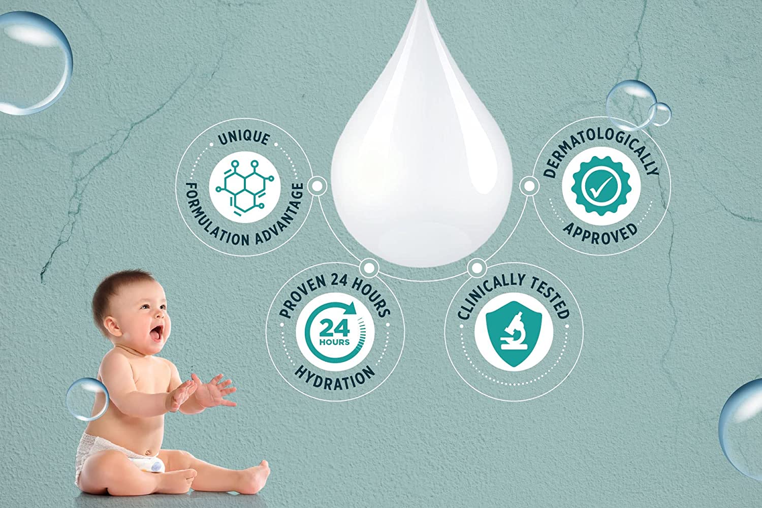Dr. Reddy's Venusia Baby Intensive Moisturizing Cream, provides soft and smooth skin, 75 GM - Image 3