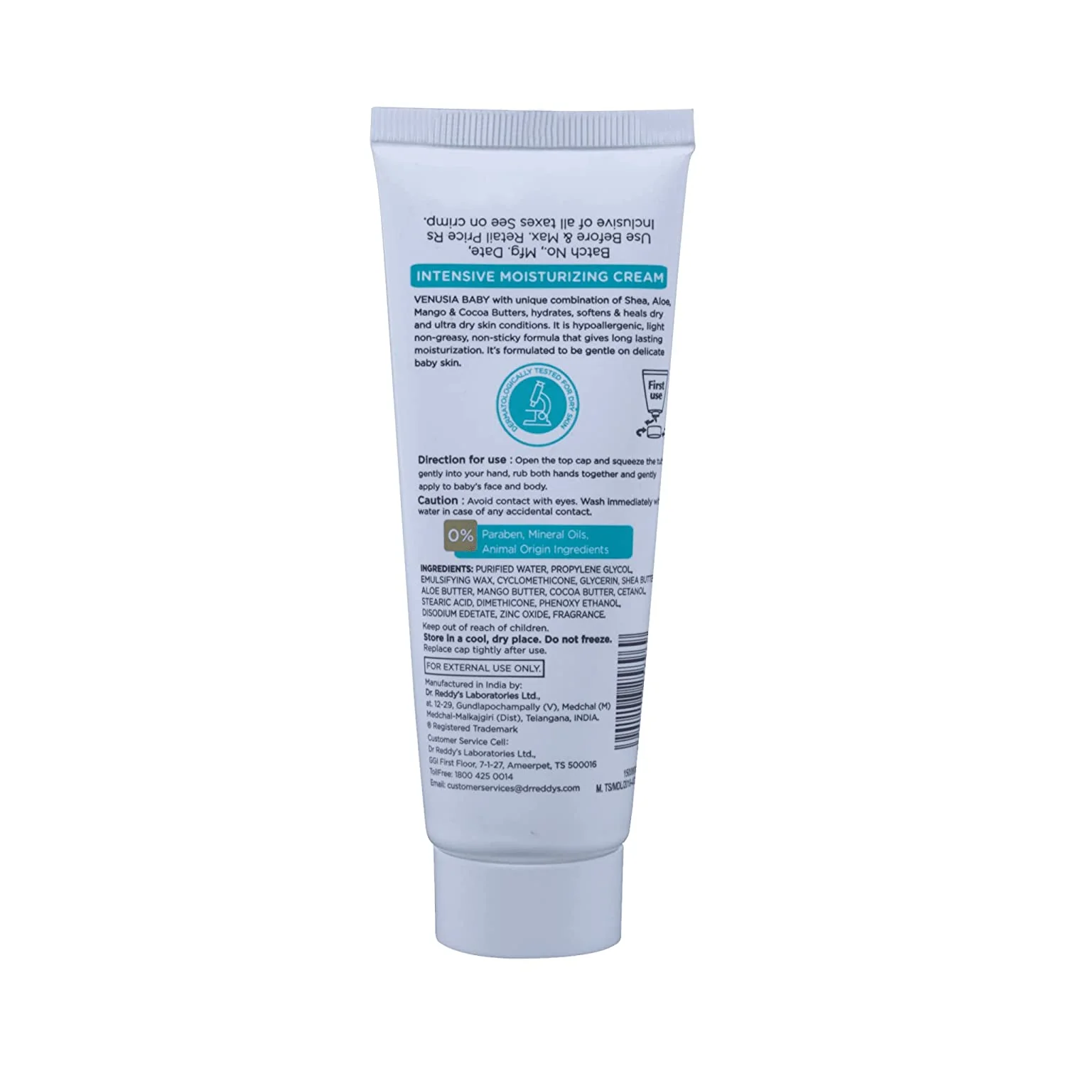 Dr. Reddy's Venusia Baby Intensive Moisturizing Cream, provides soft and smooth skin, 75 GM - Image 6