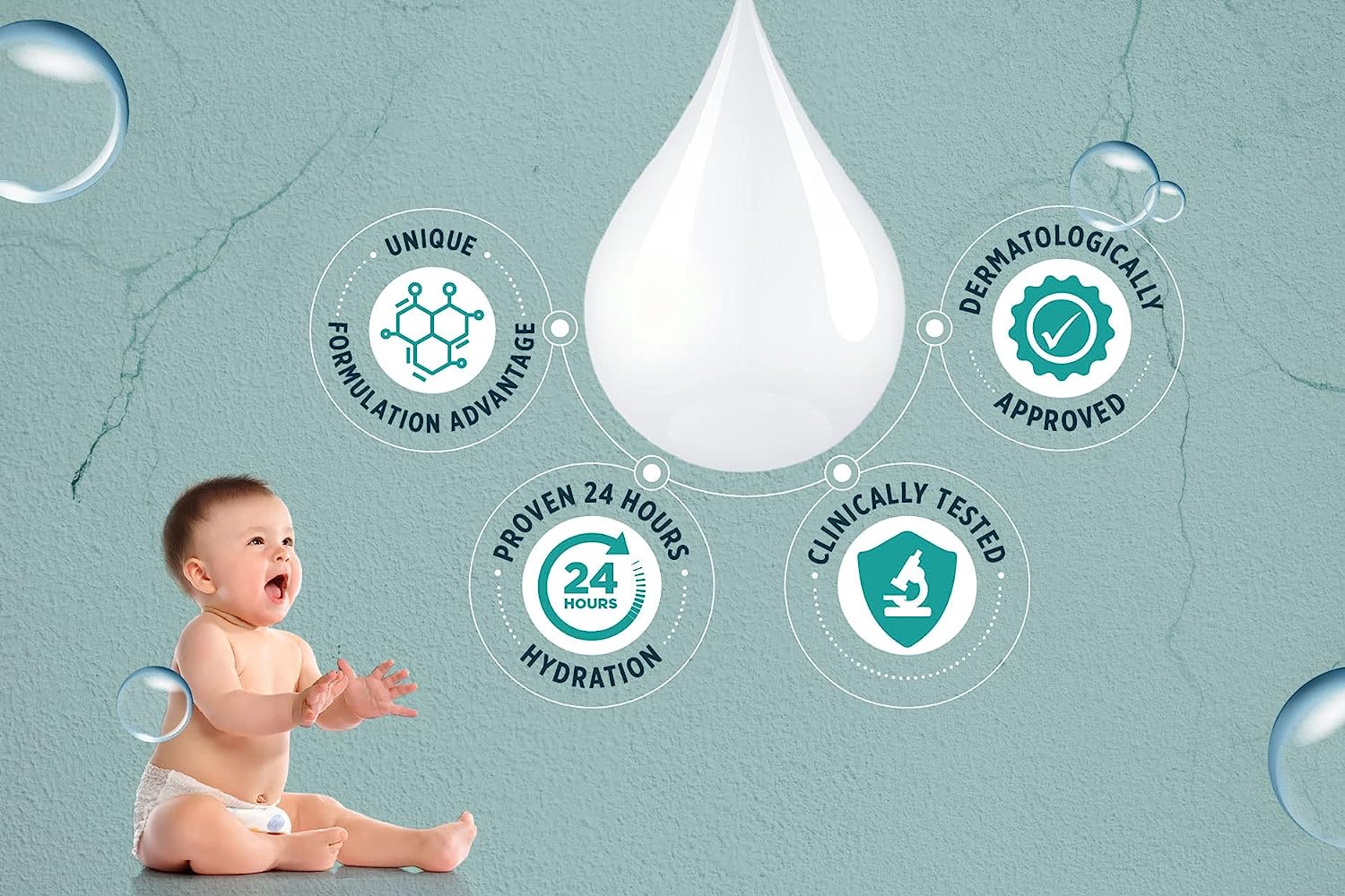 Dr Reddy's Venusia Baby Intensive Moisturizing Cream | For Dry and Ultra Dry Skin | Paraben Free,Sulphate Free,Phalate Free | Contains Cocoa, Aloe, Mango & Shea Butters  | 75 gm - Image 5