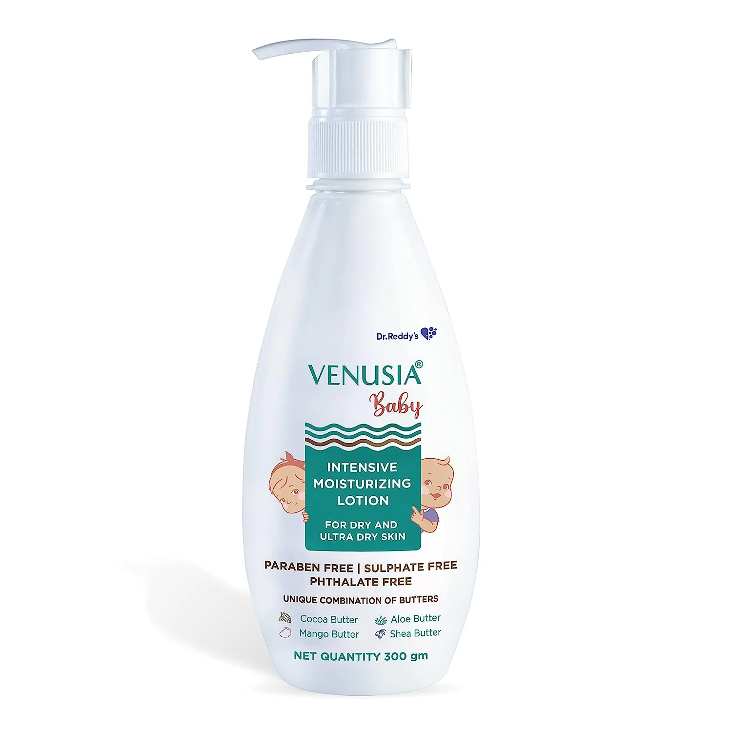 VENUSIA Dr Reddy's Venusia Baby Intensive Moisturizing Lotion for Dry and Ultra Dry Skin Contains Cocoa, Aloe, Mango & Shea Butters | 300g - Image 9