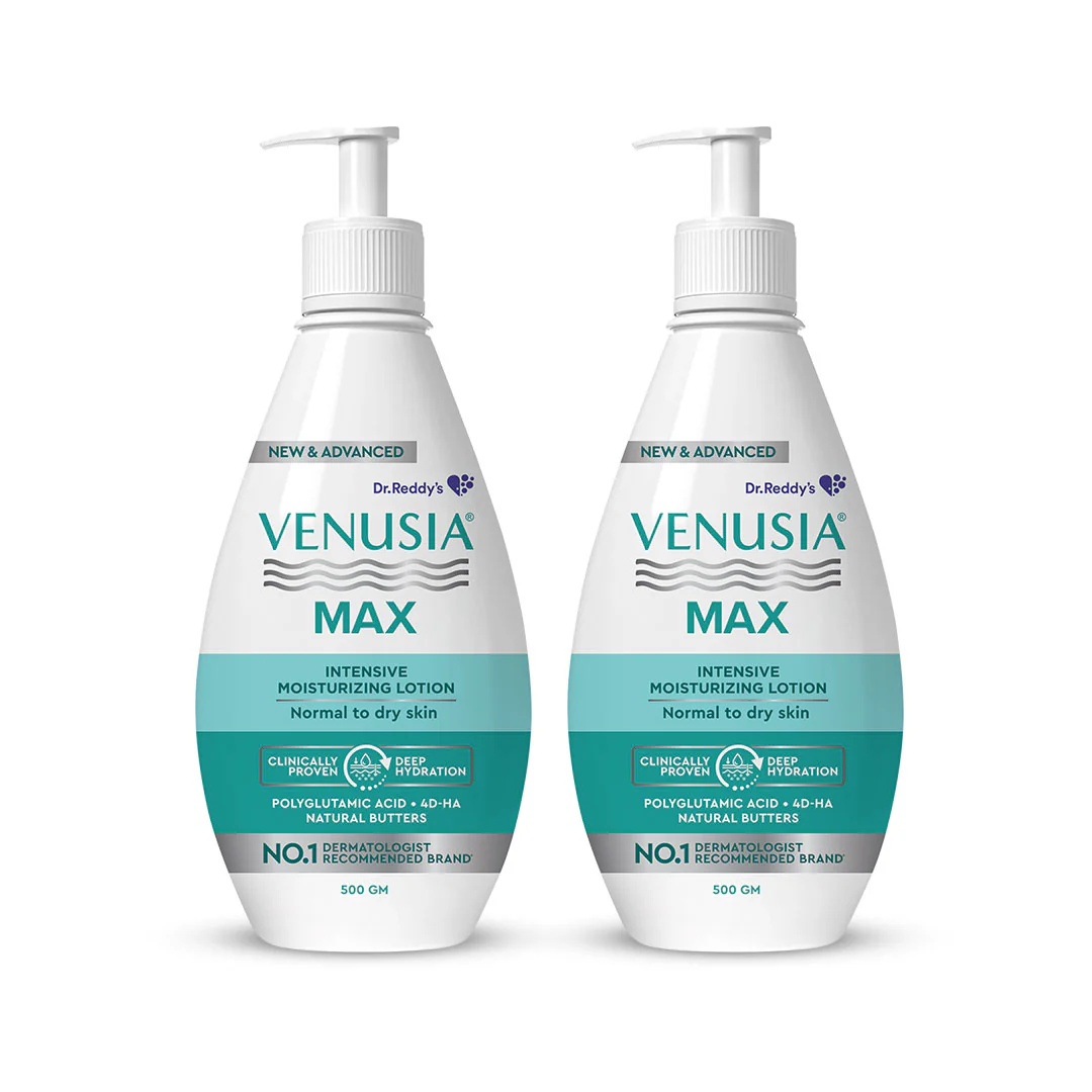 Dr. Reddy's Venusia Max Moisturizing Lotion for Daily Use for Dry Skin, Contains Shea, Mango, Aloe & Cocoa Butter, Paraben Free & Non Irritant Formula, Dermat Recommended, 500 GM - Image 10