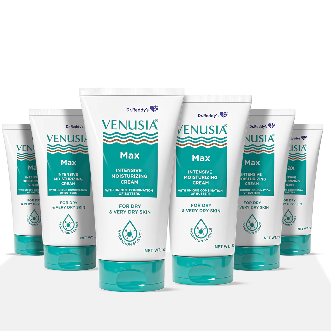 Dr. Reddy's Venusia Max Intensive Moisturizing Cream For Dry Skin To Very Dry Skin, Contains Shea, Mango, Aloe & Cocoa Butter, Paraben Free & Non Irritant formula, Dermat Recommended I 150g - Image 11