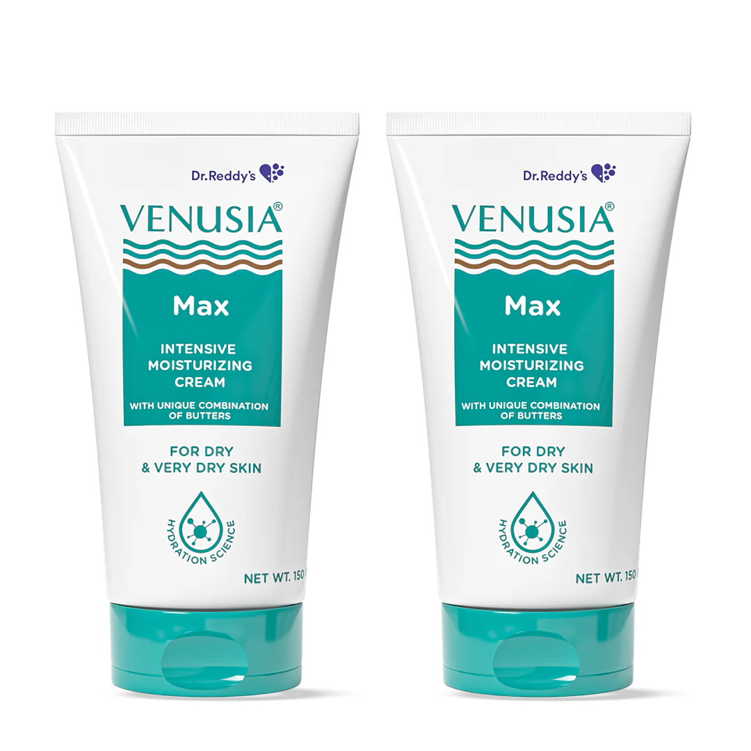 Dr. Reddy's Venusia Max Intensive Moisturizing Cream For Dry Skin To Very Dry Skin, Contains Shea, Mango, Aloe & Cocoa Butter, Paraben Free & Non Irritant formula, Dermat Recommended I 150g - Image 7
