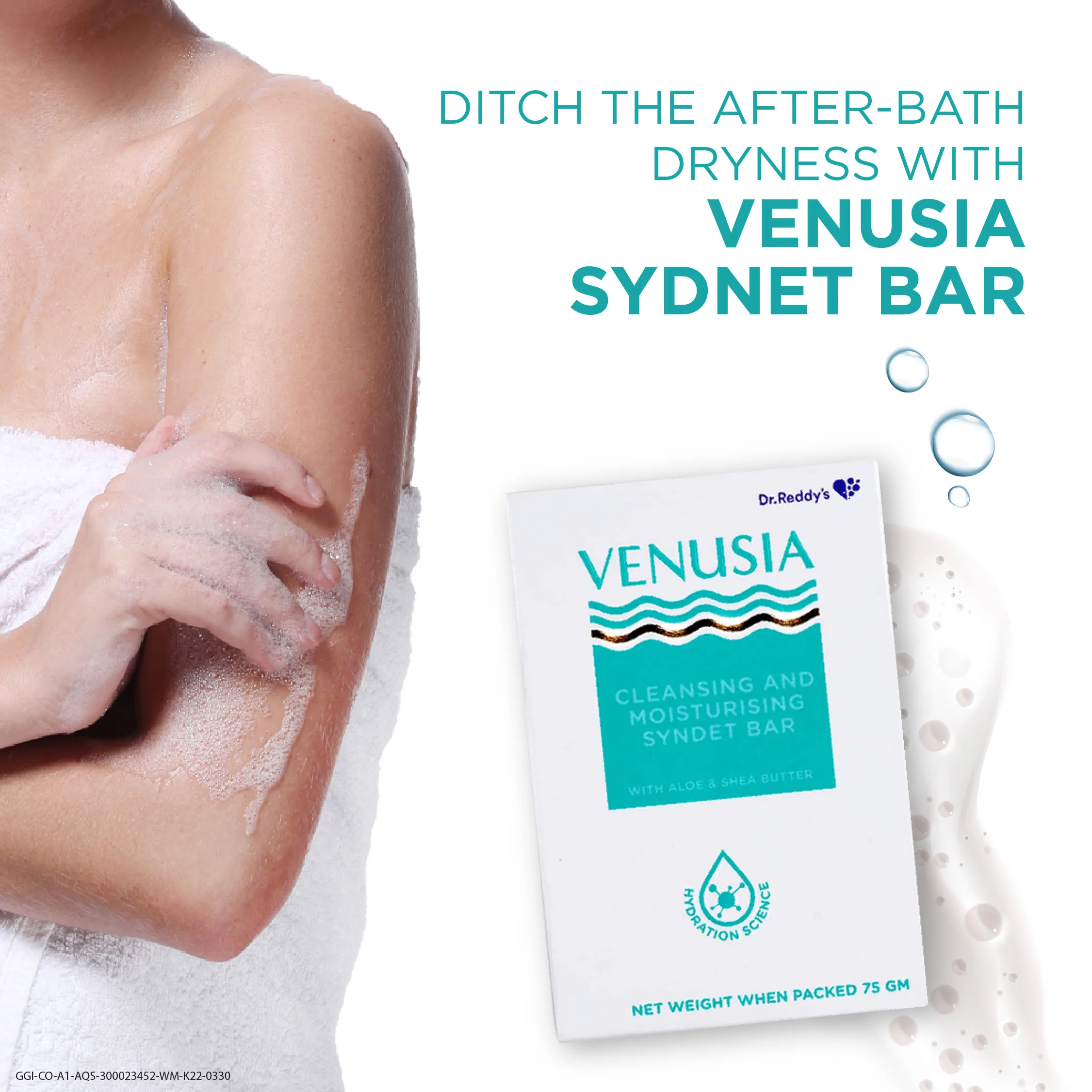 Dr. Reddy's Venusia Moisturizing Cream with Vitamin E  100 GM and Venusia Moisturizing Bathing Bar 75 GM - Image 11